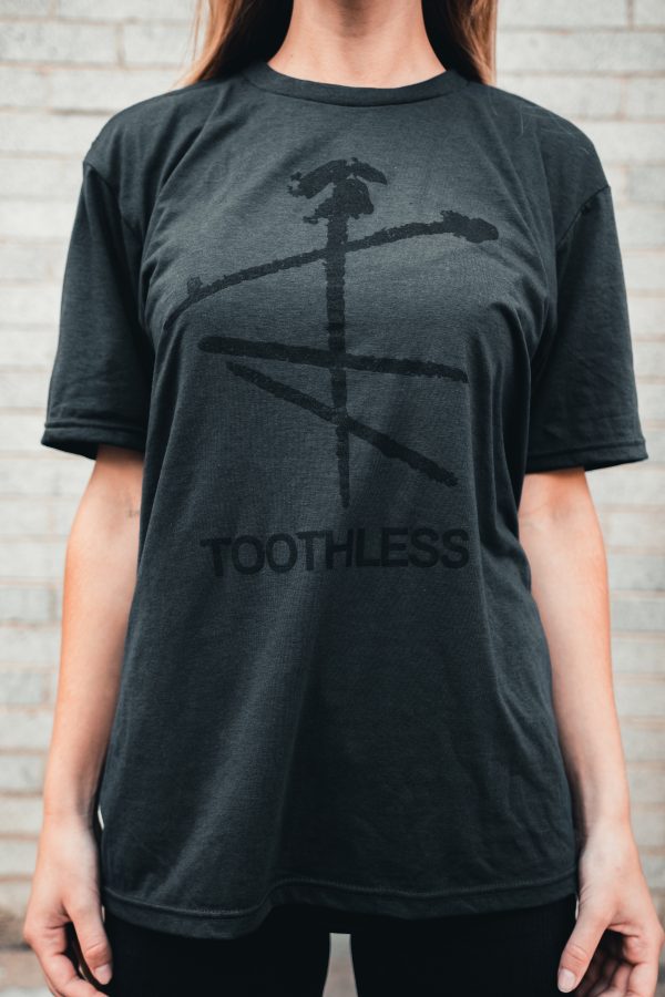 Toothless Band Minimalist-Tee-Charcoal Merch